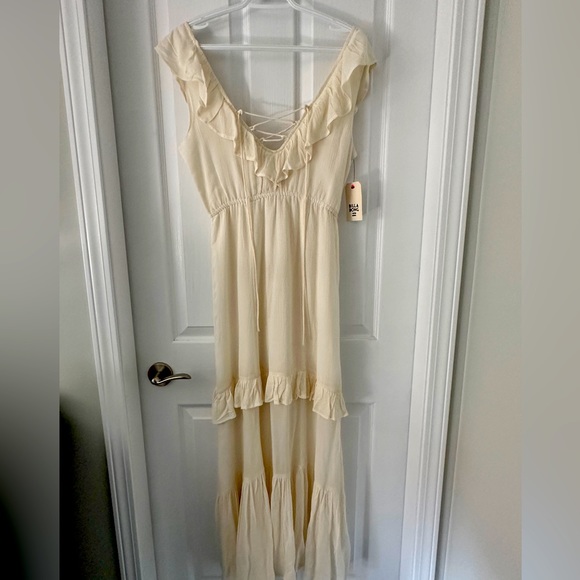 Billabong long lace up summer dress - Picture 1 of 4
